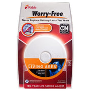 Kidde 21009663 10-Year Worry Free Battery Operated Smoke Alarm