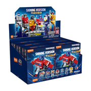 Blokees Transformers Shining Version 02 Mini Model Kit, 6 Collectible Action Figures with Glow-in-the-Dark Effects and 20+ Articulation Points, Multicolor, 71122