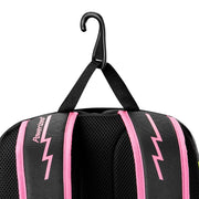 Louisville Slugger Party Animals Powerized Stick Baseball Backpack, Black and Neon Pink, Holds 2 Bats, Model WB5763701