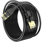Jorenca 150 ft Faster Indoor Ethernet Cable, Cat 8 High Speed Heavy Duty Network Cable