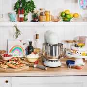 Made By Gather Beautiful 5.3 Qt Stand Mixer, 12 Speeds, 300W Motor, Stainless Steel Bowl, Tilt-Head Design, Tomato Red, 29090