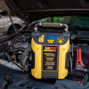 EverStart J5CPDE Jump Starter Power Station 1400 Peak Amps 500W Inverter 120 PSI Compressor