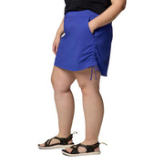 Columbia Women's All Seasons Ruched Athletic Skort, Clematis Blue, X-Small, 211480