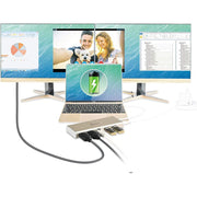 j5create JCD381 USB-C Mini Dock- Type C Hub with 2X 4K HDMI, 2X USB 3.0, Ethernet, Power Delivery 2.0