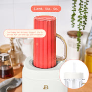Beautiful 3-in-1 Kitchen System Blender Food Processor Personal Blender White 1200-Watt Motor 19878