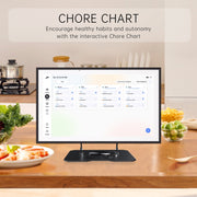 Pronext 15.6 Inch Digital Family Organizer, Rechargeable Full HD Touchscreen Calendar with WiFi Connectivity and Chore Chart