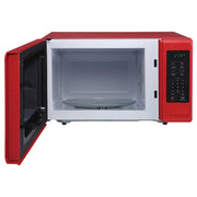 Magic Chef Countertop Microwave Oven, 0.9 Cu Ft, 900 Watts, Digital Touch Controls, Child Safety Lock, Red, MC99MR
