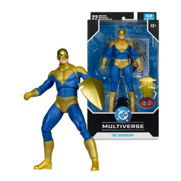 McFarlane Toys Guardian DC Multiverse Red Platinum Edition 7in Action Figure with Shield and Display Base 17399