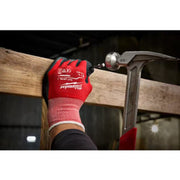 Milwaukee 48-22-8902B Large Red Nitrile Level 1 Cut Resistant Dipped Work Gloves (12-Pack)