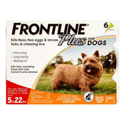 Frontline P004FLTSP9-11-22 Flea and Tick Prevention for Small Dogs, 6 Monthly Treatments