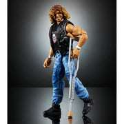 Mattel WWE Brian Pillman Elite Collection Wrestling Action Figure, Monday Night Wars Series 8, 6-Inch, Black Skull Vest, Blue Jeans, Accessories