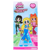 L.O.L. Surprise OMG The Powerpuff Girls Doll, Bubbles, Articulated Fashion Figure with Removable Outfit and Accessories, Brown Hair