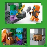 LEGO 21587 Minecraft Zombie Dungeon Building & Pretend Play Toy for Boys & Girls - Video Game Playset & Toy Figures for Kids, Ages 8+ - W/Wandering Wastelands Minifigure - Gift Idea for Birthdays