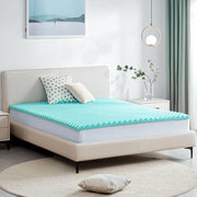 BDEUS 2 Inch Gel Cooling Memory Foam Mattress Topper, Twin Size