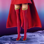 Mattel Barbie Signature DC Supergirl Fashion Doll, Blonde, Superhero Costume with Cape, Collectible JJY04