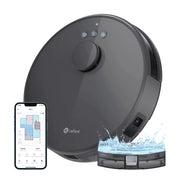 Lefant M1 Robot Vacuum Cleaner with LIDAR Navigation, 5500Pa Suction, 180 Min Runtime, Alexa and App Control, Vacuum and Mop Combo for Carpets and Pet Hair