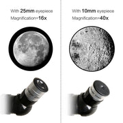 Gskyer 70mm F/5.7 Refracting Telescope with 400mm Focal Length, Fully Coated Optics, Smartphone Adapter, Wireless Remote, Adjustable Tripod, Carry Bag, AZ70400