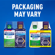 Mucinex DM Max Strength Multi-Symptom Cold and Flu Medicine, Day and Night Liquid, Berry Flavor, 2 Pack 6 fl oz