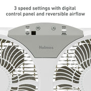 Holmes 12972 Twin-Blade Digital Window Fan White 9