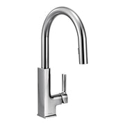 Moen S72308 STO One-Handle High Arc Pulldown Kitchen Faucet Featuring Reflex, Chrome