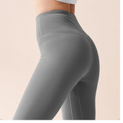 asjyhkr Womens Leggings Compression Pants, Grey, L