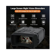 BEBANG N2003 7 Level Infrared Digital Night Vision Binoculars 32GB HD Photo And Video Capture, Type-C Rechargeable