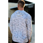 BURLEBO Performance Hoodie - White Camo - XL