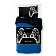 Sony JF24663WMCD Playstation Kids 2-Piece Twin/Full Reversible Comforter and Pillowcase Bedding Set, Blue
