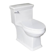Key West One-Piece Elongated Skirted Toilet - ADA Compliant - White
