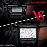 Hizpo Android 12 Car Stereo Head Unit, 10.1-Inch Touchscreen, 2GB RAM, 32GB Storage, GPS Navigation, Bluetooth, WiFi, AUX and Subwoofer Output for Nissan X-Trail 3 Rogue Qashqai 2 2013-2017