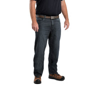 Berne Heritage Relaxed Fit Straight Leg Men's Jeans, Classic Stone Wash, 40 Waist, 29 Inseam, P422