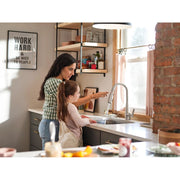Moen Haelyn Single-Handle Pull-Down Kitchen Faucet with ColorCue Temperature Indicator, Power Boost Spray, Spot Resist Stainless, Soap Dispenser, 1.5 GPM