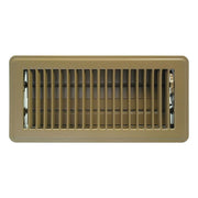 TA Industries C150MB04X10 Tru Aire 4 in. H X 10 in. W 2-Way Powder Coat Brown Steel Floor Register