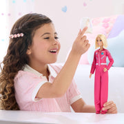 Mattel Barbie Careers Astronaut Doll with Removable Pink Spacesuit and White Space Helmet Accessory JKF77