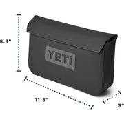 YETI Sidekick Dry 3L Gear Case, Waterproof Dryhide Shell, HydroShield Magnetic Closure, Venom