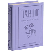 Winning Solutions Taboo Vintage Bookshelf Edition Classic Party Board Game with 300 Cards, Buzzer, Timer, Fabric-Wrapped Case, 10.6 x 8.4 x 2.6 in, 2 lb, 43415