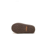 Minnetonka 793A Tie Thread Slippers for Men - Brown Ruff - 10.5M