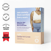 Ceek Women's Health Nella Comfort Kit Curves, Single-Use Gynecological Exam Kit for Fuller Body Types, Doctor-Designed, Includes Comfort Accessories, NEXTVSCK01