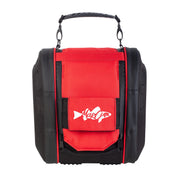 MarCum Roamer Shuttle Mobile Carry Case, Semi-Rigid Lightweight Ice Fishing Electronics Case, Red, RFS