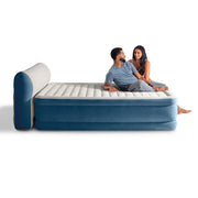 Intex 66158SS Dura-Beam Deluxe Series Comfort Headboard Airbed with Internal Pump, Queen