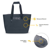 RTIC Ultra-Tough Tote Bag, Waterproof, Puncture-Resistant TPU Fabric, Navy, 40 L, 19702