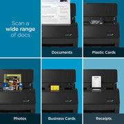 Ricoh ScanSnap iX2400 Document Scanner, High-Speed Duplex, 100-Sheet Automatic Feeder, USB, Black, PA03870-B005