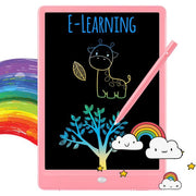 Okeba 10inch LCD Writing Tablet Doodle Board, PINK