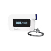 BACtrack C6 Keychain Alcohol Tester, Cordless, White, Portable Breathalyzer with BlueFire Fuel Cell Sensor