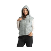 LIV Outdoor Daphne Women's Hooded Puffer Vest, Super Soft Insulation, Aqua Gray, Large, 81632363