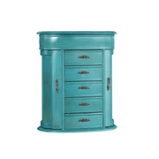 Hives and Honey WM2227-878 Cari Jewelry Chest Jewelry Box for Women, Turquoise