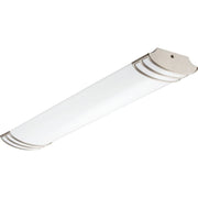 Lithonia Lighting FMLFUTL 48 840 BN 4000K LED Linear Flush Mount, 4', Brushed Nickel