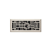 Baer Steel Wall Register - Brushed Nickel - 4