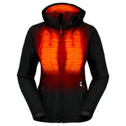 Gerbing GER-TJKT-7V-W-B-L Ladies Torrid 2.0 Battery-Heated Softshell Jacket, Large Black