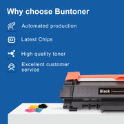 BunToner 215A Toner Cartridge Set, High Yield Black Cyan Magenta Yellow for HP Color LaserJet Pro M155 M182nw M183fw